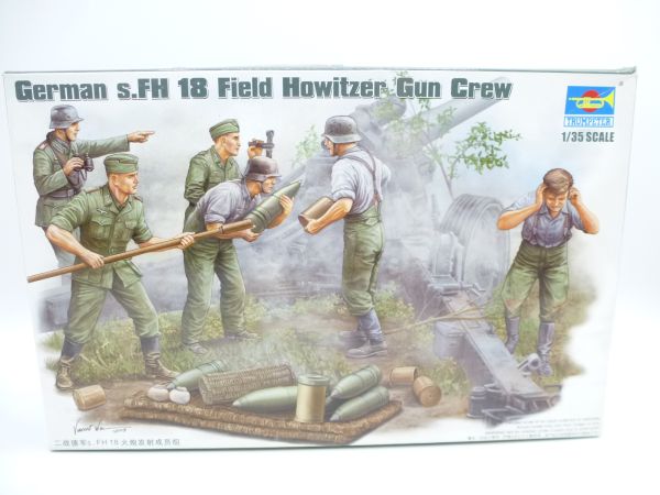 Trumpeter 1:35 German s. FH Field Howitzer Gun Crew, No. 425 - orig. packaging