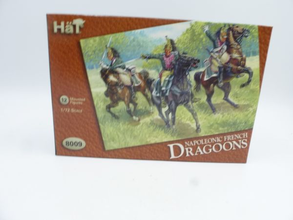 HäT 1:72 French Dragoons, No. 8009 - orig. packaging, on cast