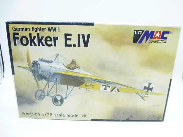 MAC Distribution 1:72 German fighter WW I "Fokker E.IV", Nr. 72030 - OVP
