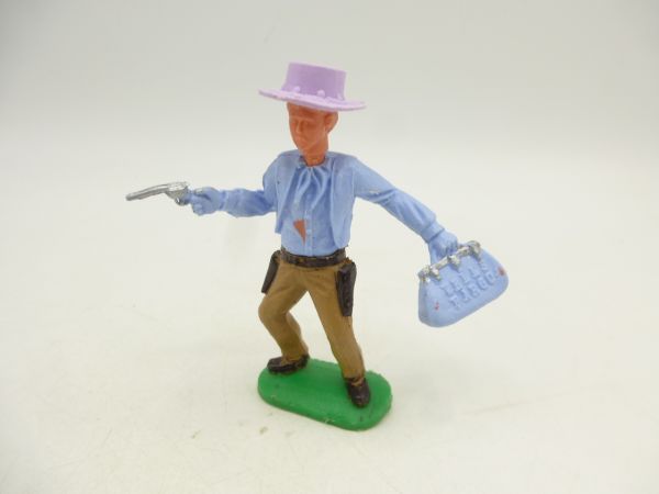 Timpo Toys Cowboy 1st version standing with pistol + moneybag