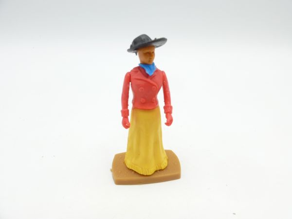 Plasty Burgess with long skirt, with hat (black)