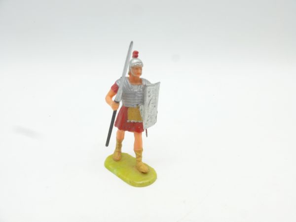Elastolin 4 cm Legionär im Marsch, Nr. 8401 - Daumen ok, frühe Figur