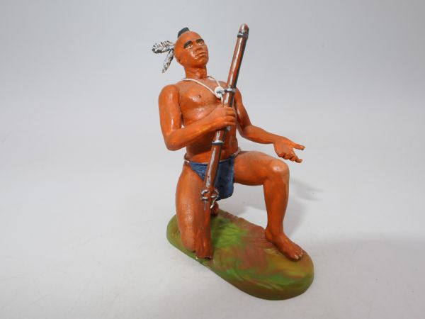 Iroquois kneeling with rifle, great to match the 7 cm series