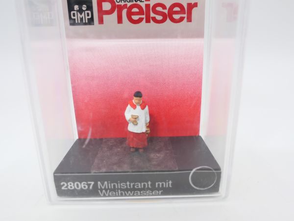 Preiser H0 Ministrant with holy water, No. 28067 - orig. packaging