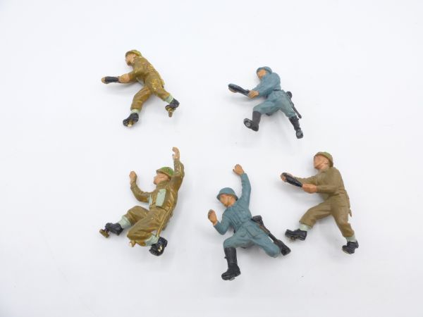 Britains Deetail 5 figures from WW diorama - to complete or build dioramas