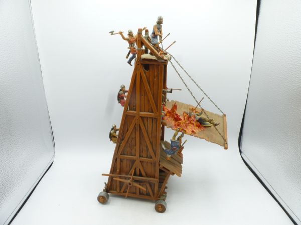 Modification 7 cm Great siege tower with battle/attack scene