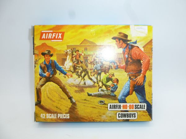 Airfix 1:72 Cowboys, No. S7 - orig. packaging, loose but complete