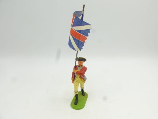 Elastolin 7 cm British Grenadiers: Flag bearer on march, No. 9136