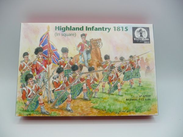 Waterloo 1815 Highland Infantry 1815, AP039 - orig. packaging, figures loose, complete