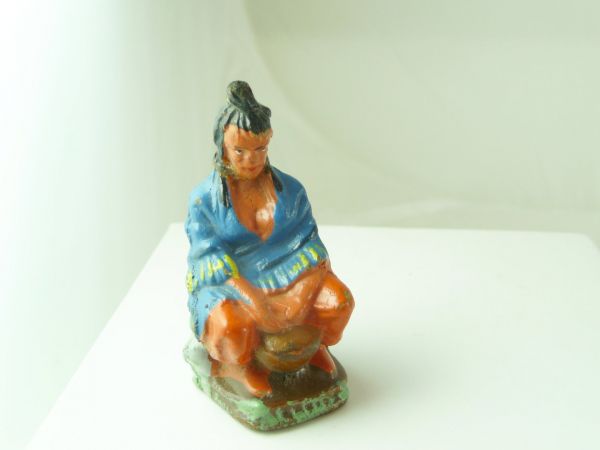 Fischer Indian woman / squaw sitting