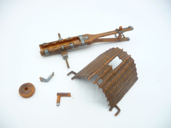 Elastolin 4 cm (damaged) Bundle of accessories for hobbyists