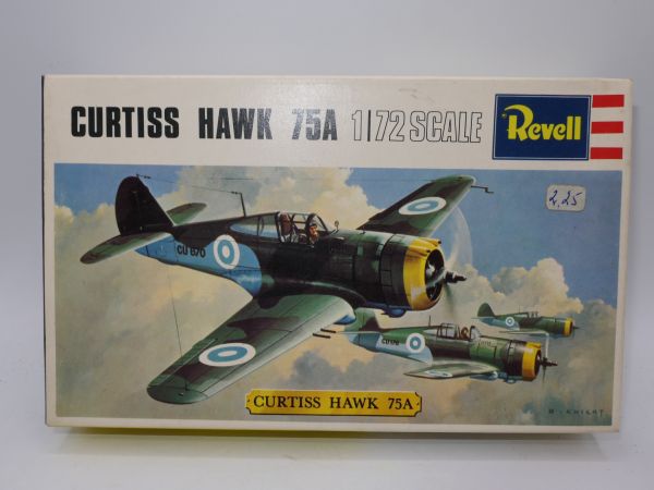 Revell 1:72 Curtiss Hawk 75A, Nr. H-658 - OVP, am Guss, Box mit Lagerspuren