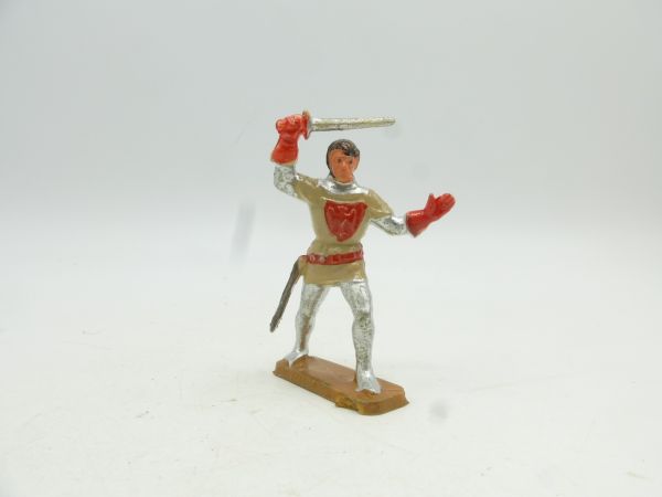 Starlux 4 cm Ritter mit Schwert ausholend - fantastische Bemalung