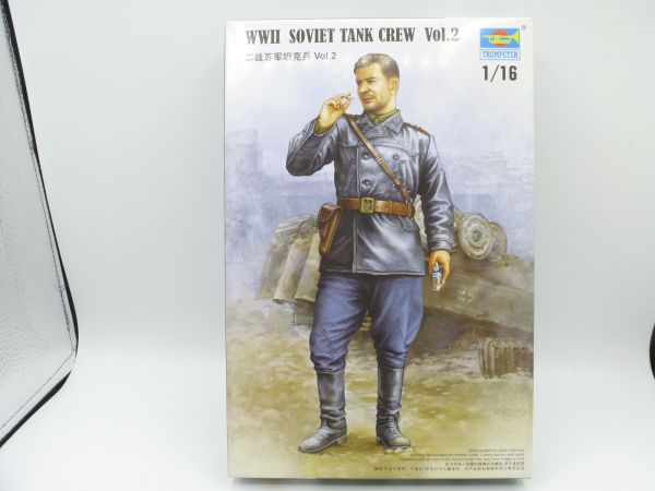Trumpeter 1:16 WW II Tank Crew Vol. 2 - OVP, Top-Zustand, Teile am Guss