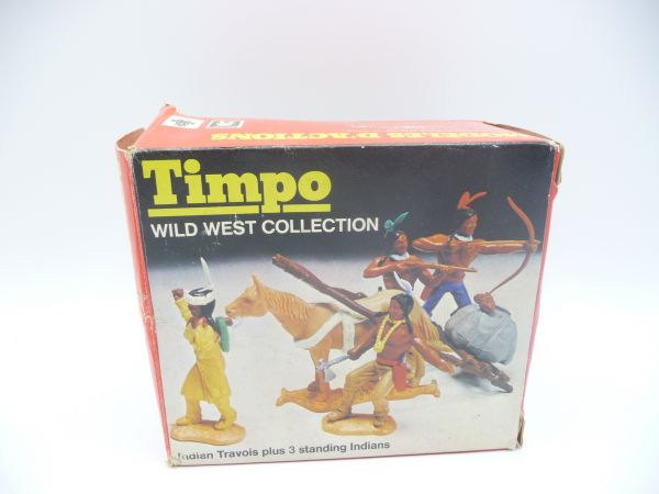 Timpo Toys Minibox Wild West Collection, Ref. Nr. 756, "Indian Travois"