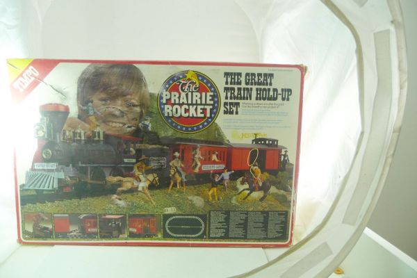 Timpo Toys Box "The Great Train Holdup Set" Prairie Rocket