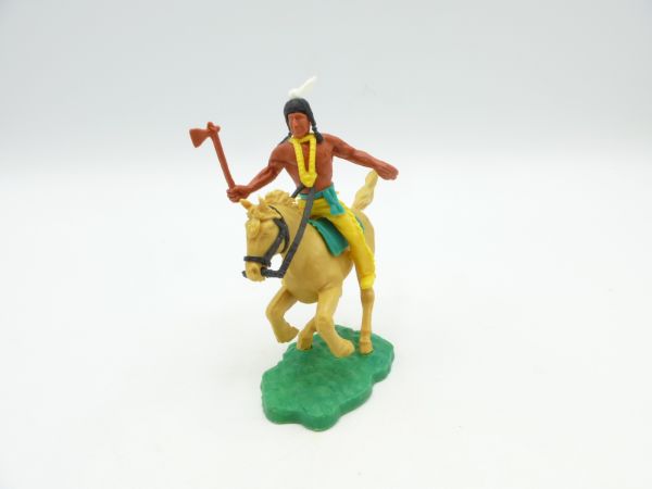 Timpo Toys Indianer 2. Version reitend mit Tomahawk