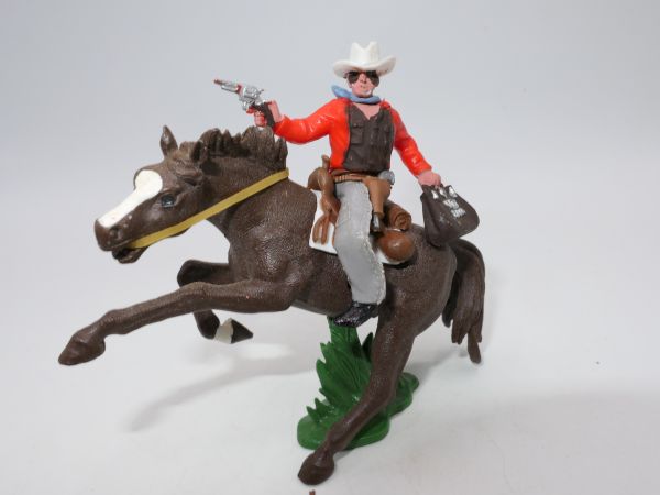 Britains Swoppets Bandit riding with money bag + pistol - brand new
