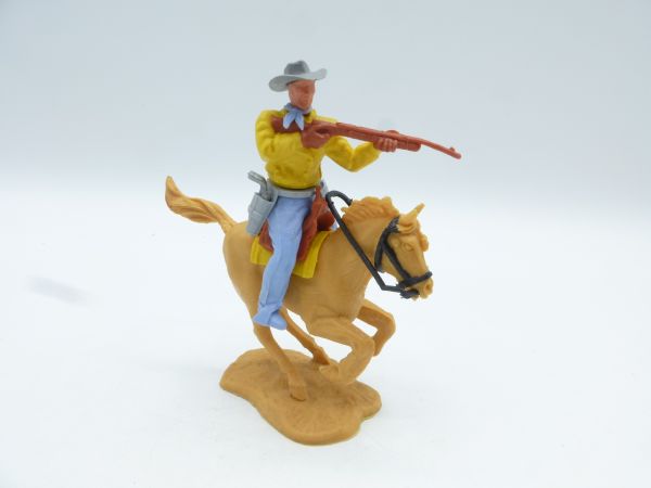 Timpo Toys Cowboy 2nd version riding, rifle firing