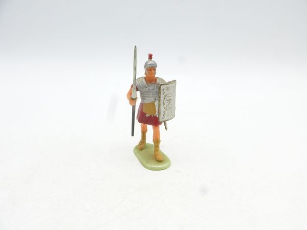 Elastolin 4 cm Legionnaire marching, No. 8401 - early figure, on base of nacre