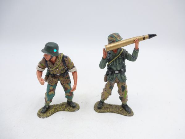 King & Country Waffen SS: 2 soldiers Gun Crew Set A, WS 55