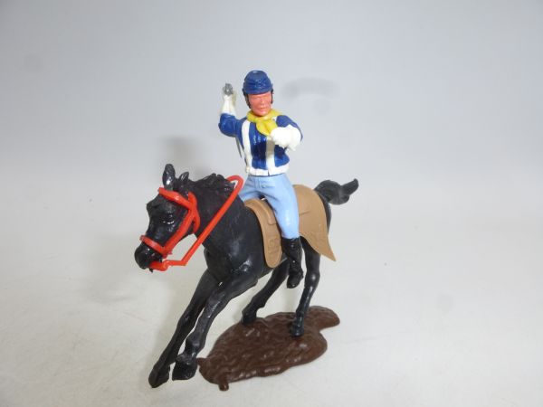 Timpo Toys Union Army Soldier 4th version riding, soldier with sabre from above