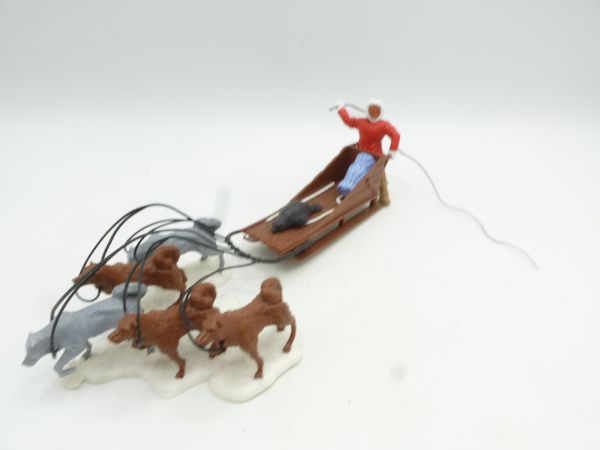 Timpo Toys Hundeschlitten - Top-Zustand