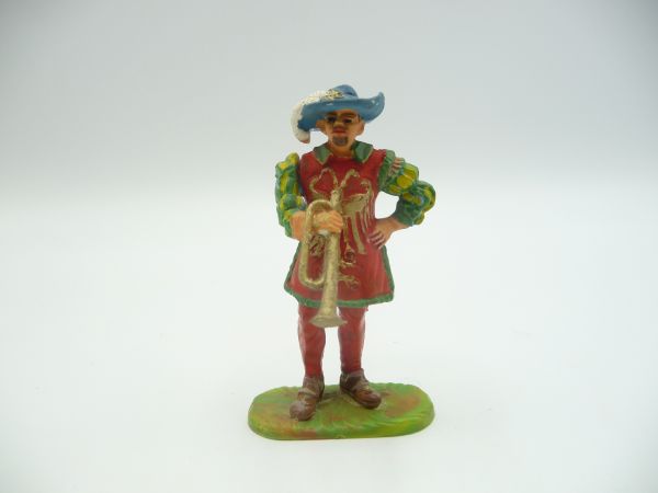 Elastolin 7 cm Fanfare player, No. 9052 - collector's painting