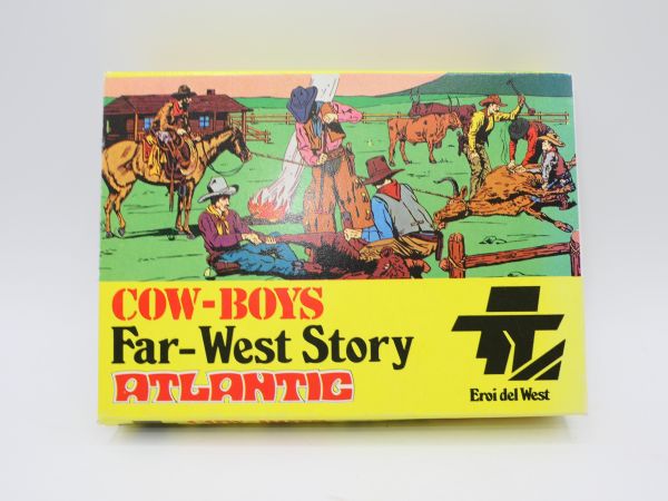 Atlantic 1:72 Far West Story Cowboys, Nr. 1015 - OVP, komplett, am Guss