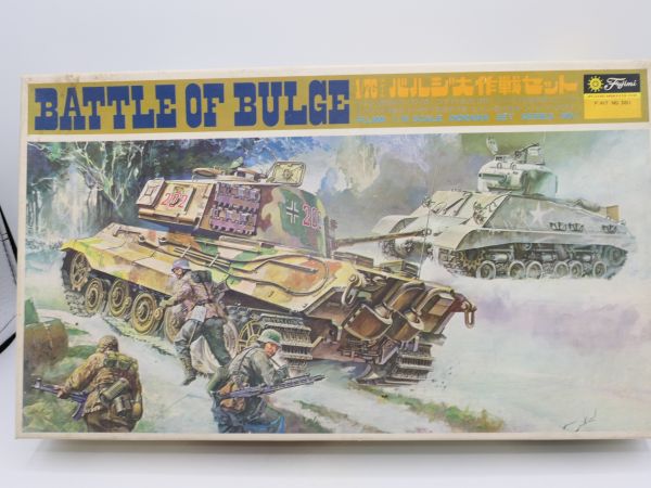 Fujimi 1:76 Großbox Battle of Bulge, Diorama mit Tank Tiger II