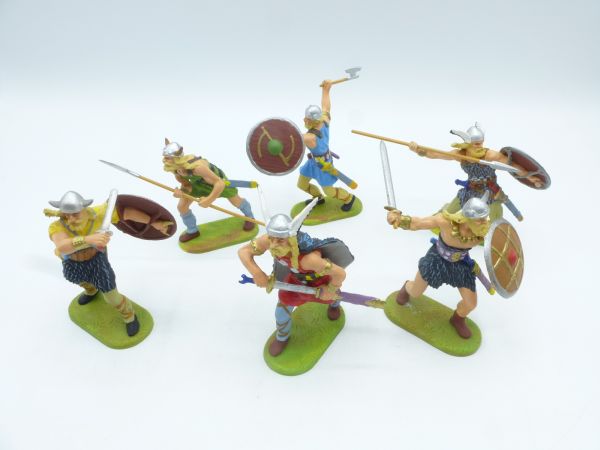 Preiser 7 cm Great set of Vikings, 6 figures