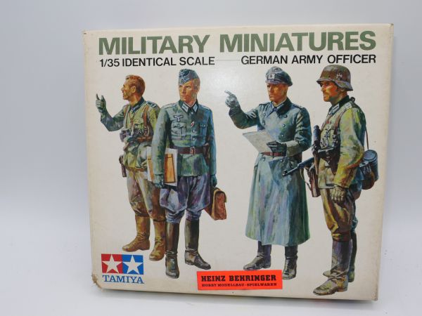 TAMIYA 1:35 German Army Officer, No. 110-100 - orig. packaging, on cast