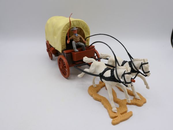 Timpo Toys Covered wagon with coachman 3rd version