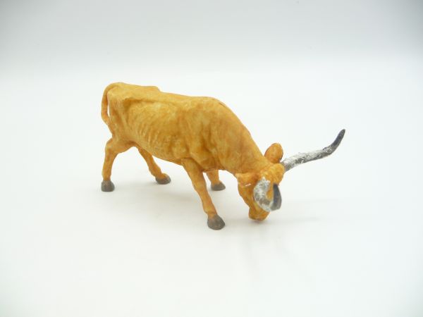 Elastolin 5,4 cm Longhorn grazing, light brown