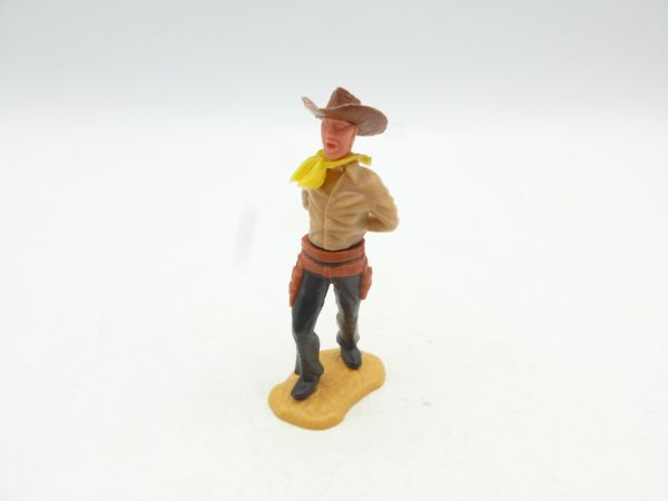 Timpo Toys Cowboy 2nd version, hands tied behind his back