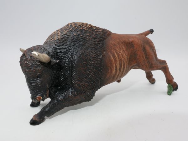 Elastolin Büffel im Sprung, Nr. 5800 - Schwanz abgebrochen