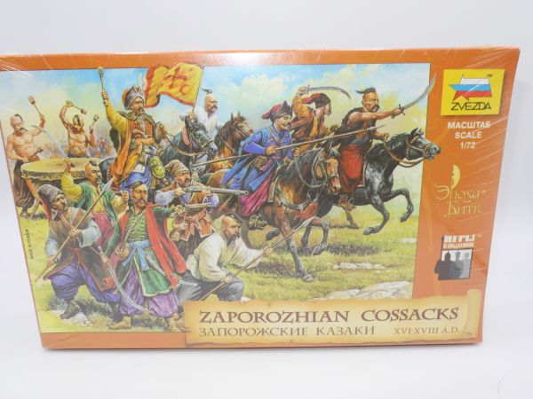 Zvezda 1:72 Zaporozhian Cossacks, No. 8064 - orig. packaging, shrink-wrapped