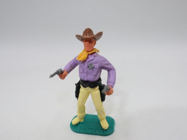 Timpo Toys Sheriff stehend, flieder