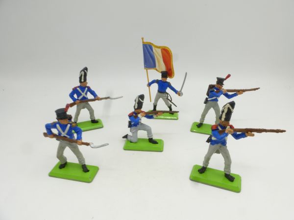 Britains Deetail Waterloo, set of French soldiers (6 figures)