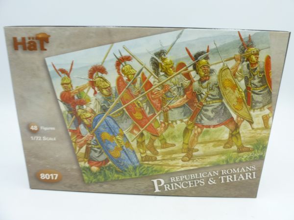 HäT 1:72 Roman Princeps and Triari, No. 8017 - orig. packaging, on cast