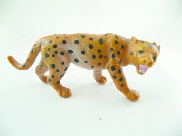 Elastolin soft plastic Jaguar attacking - rare