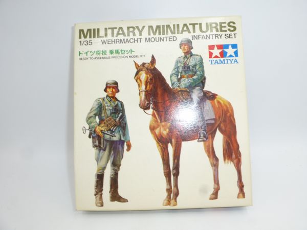 TAMIYA 1:35 Wehrmacht Mounted Infantry Set, No. MM 153-200 - orig. packaging