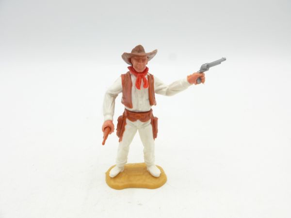 Timpo Toys Cowboy stehend mit Gewehr + Pistole