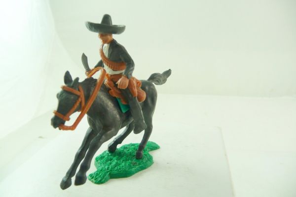 Timpo Toys Mexican riding, black/white, firing with pistol