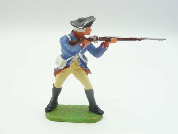 Elastolin 7 cm Prussia: soldier standing firing, No. 9165 - very good condition