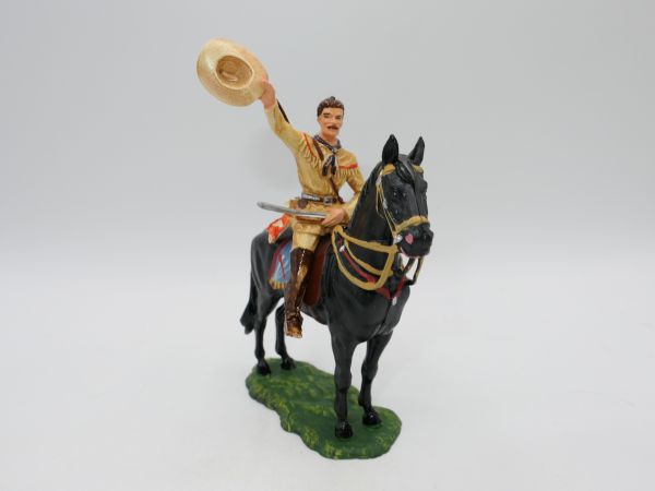 Elastolin 7 cm Old Shatterhand on horseback, No. 7550, painting 2