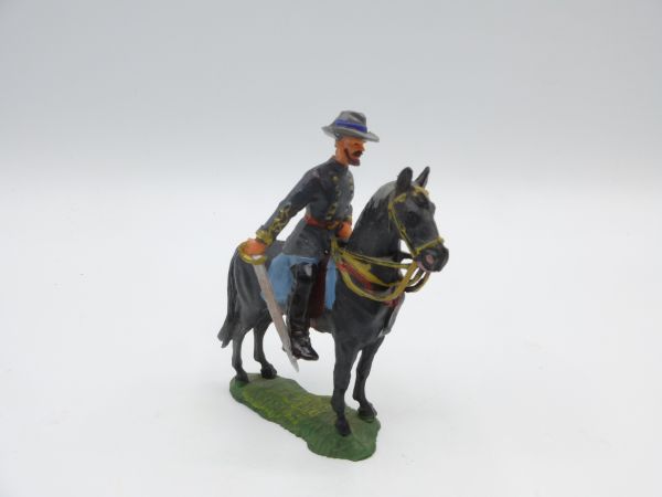 Elastolin 4 cm Union Army officer on horseback, No. 9175