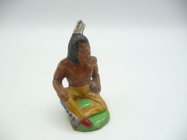 Lisanto Indian sitting without pipe - good condition, see photos