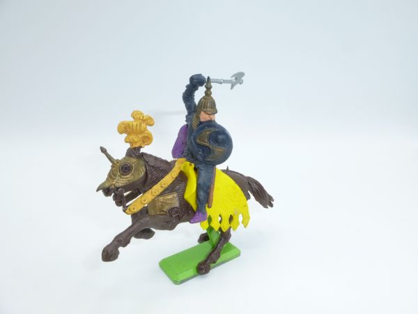 Britains Deetail Saracen riding, striking with battle axe