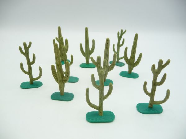 Timpo Toys 10 mixed cacti, lime green